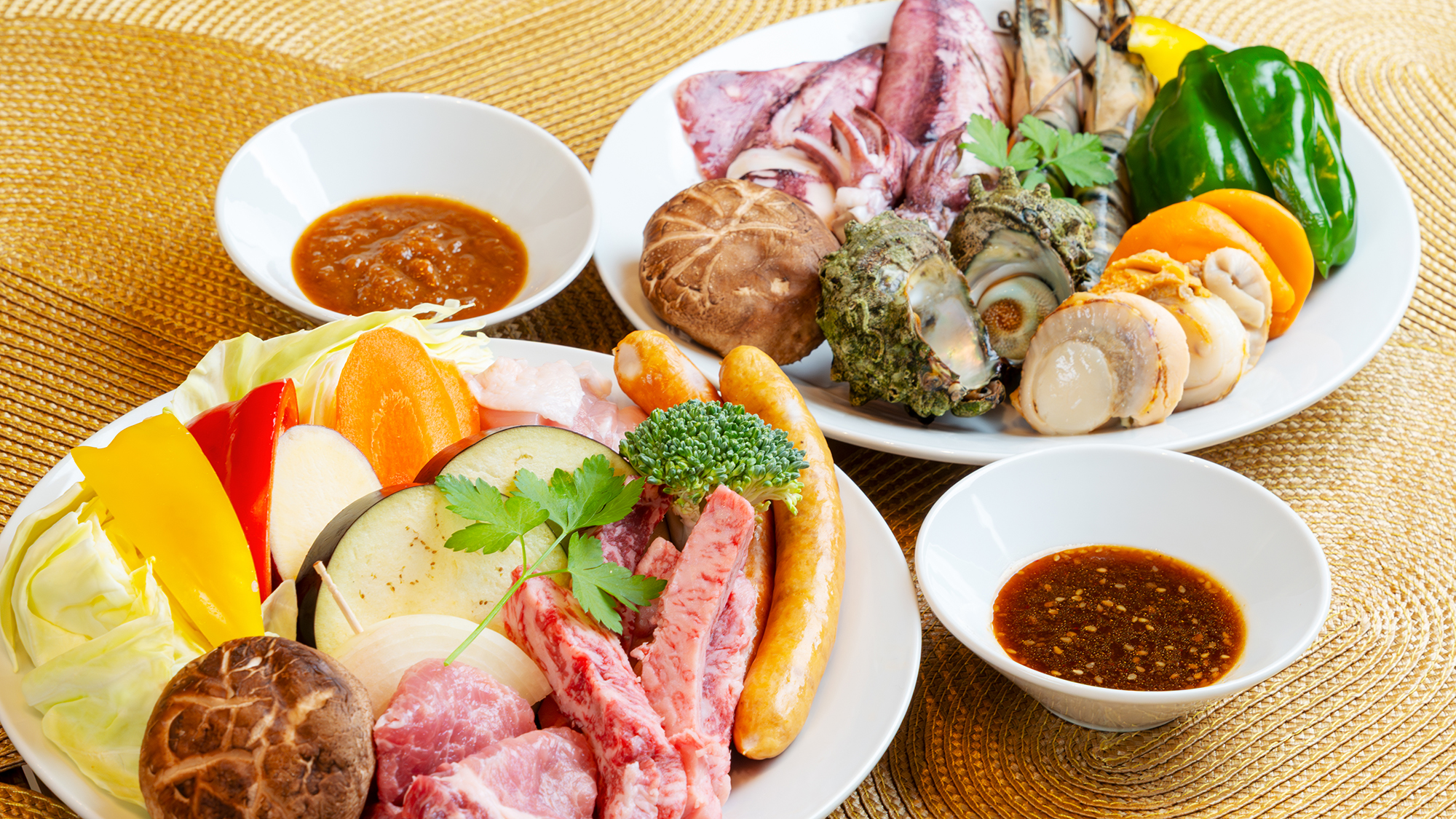 BBQ食材（海鮮付き）料理イメージ