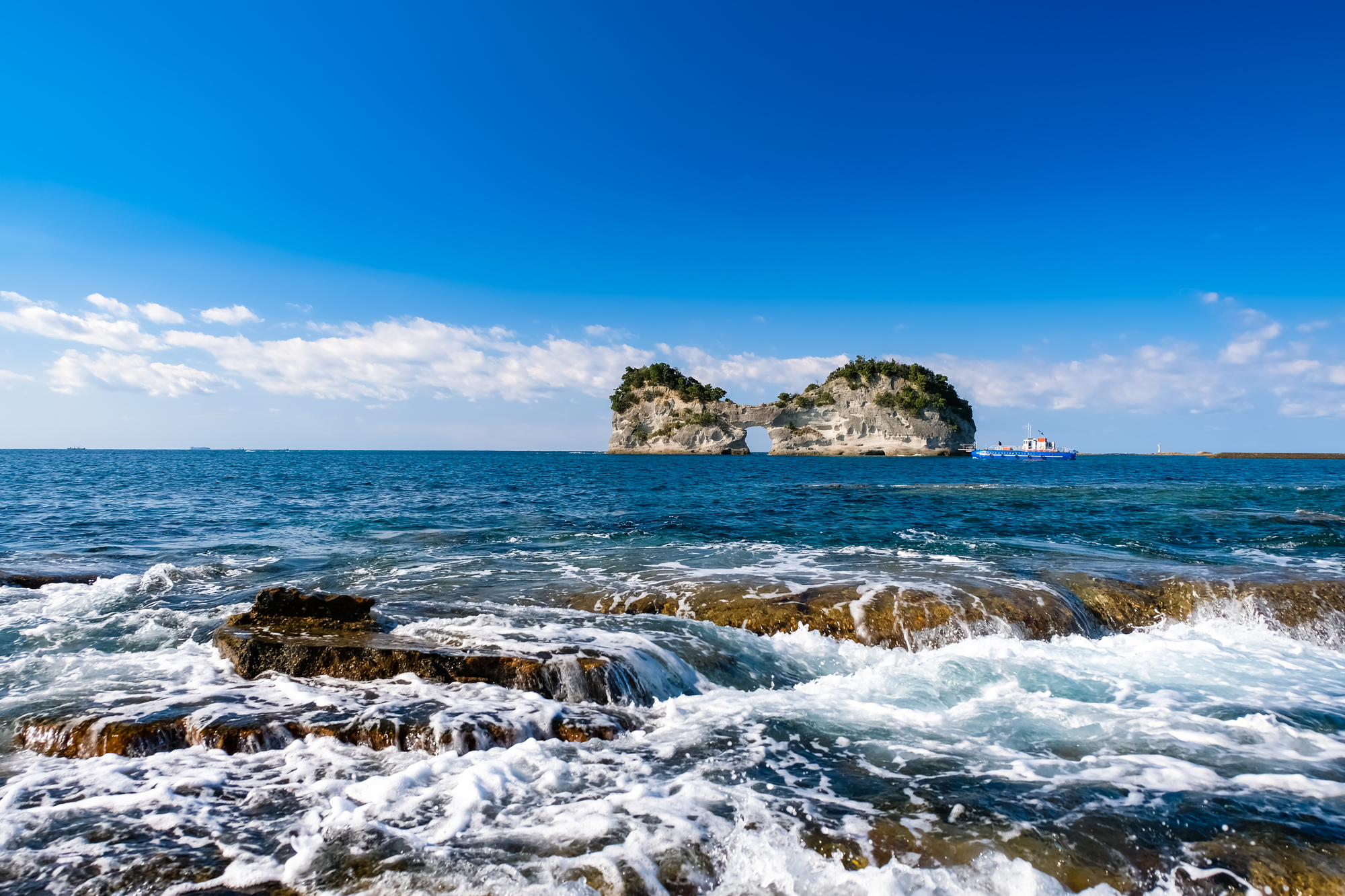 南紀白浜　円月島