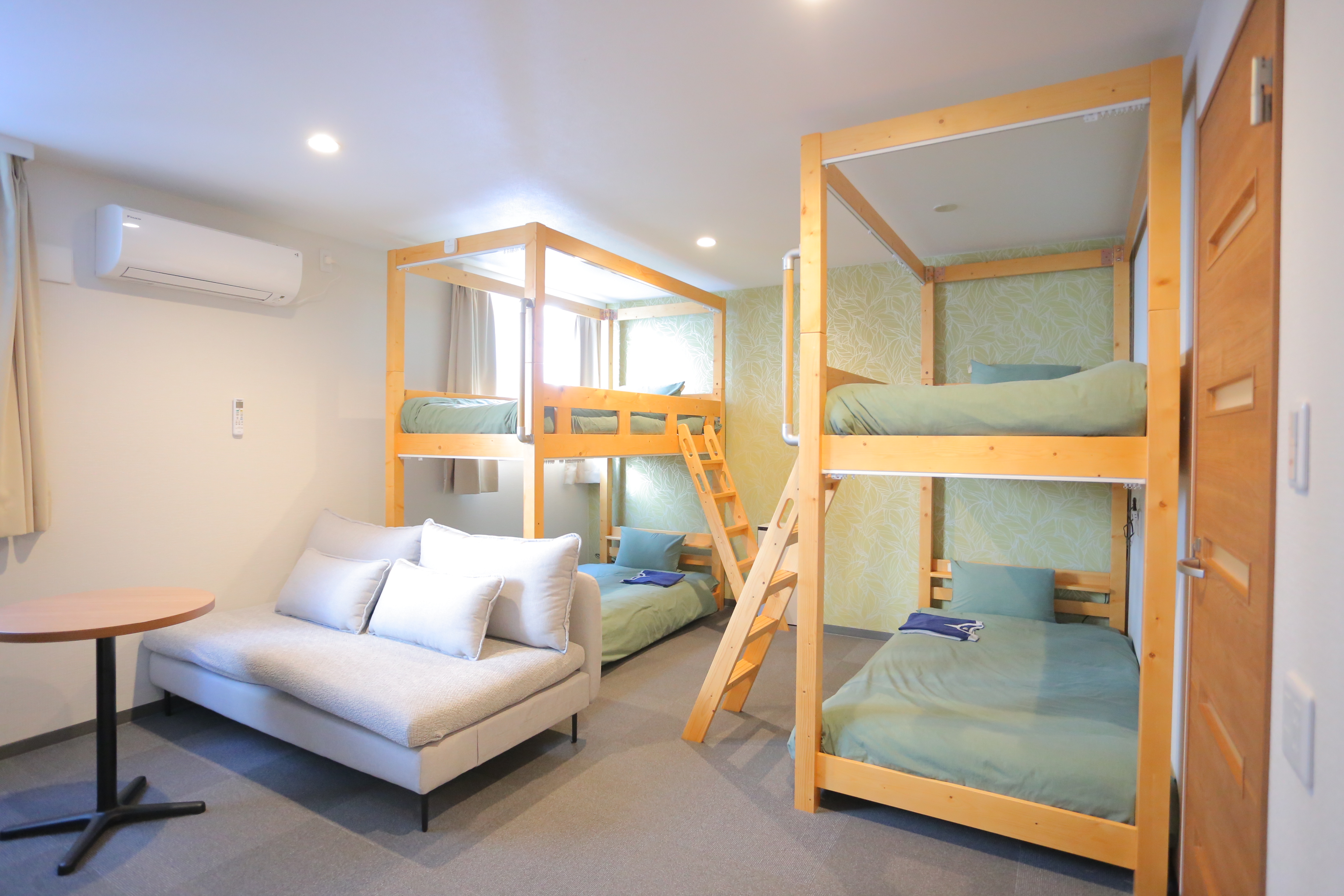 4ベッドルーム【二段ベッド&times;2台】