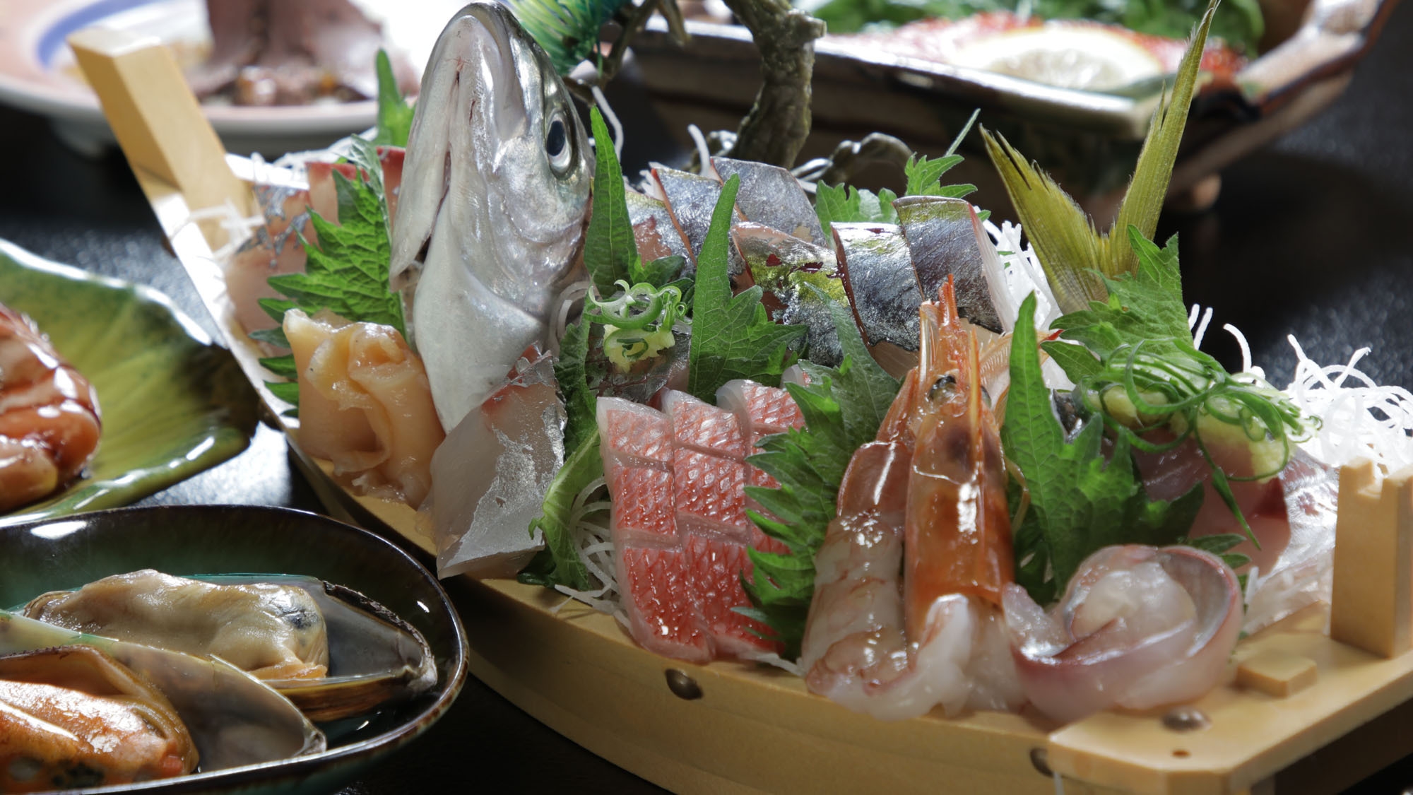 【 ワンランク上のひとり旅 】金目鯛姿煮×舟盛り◆金目コース