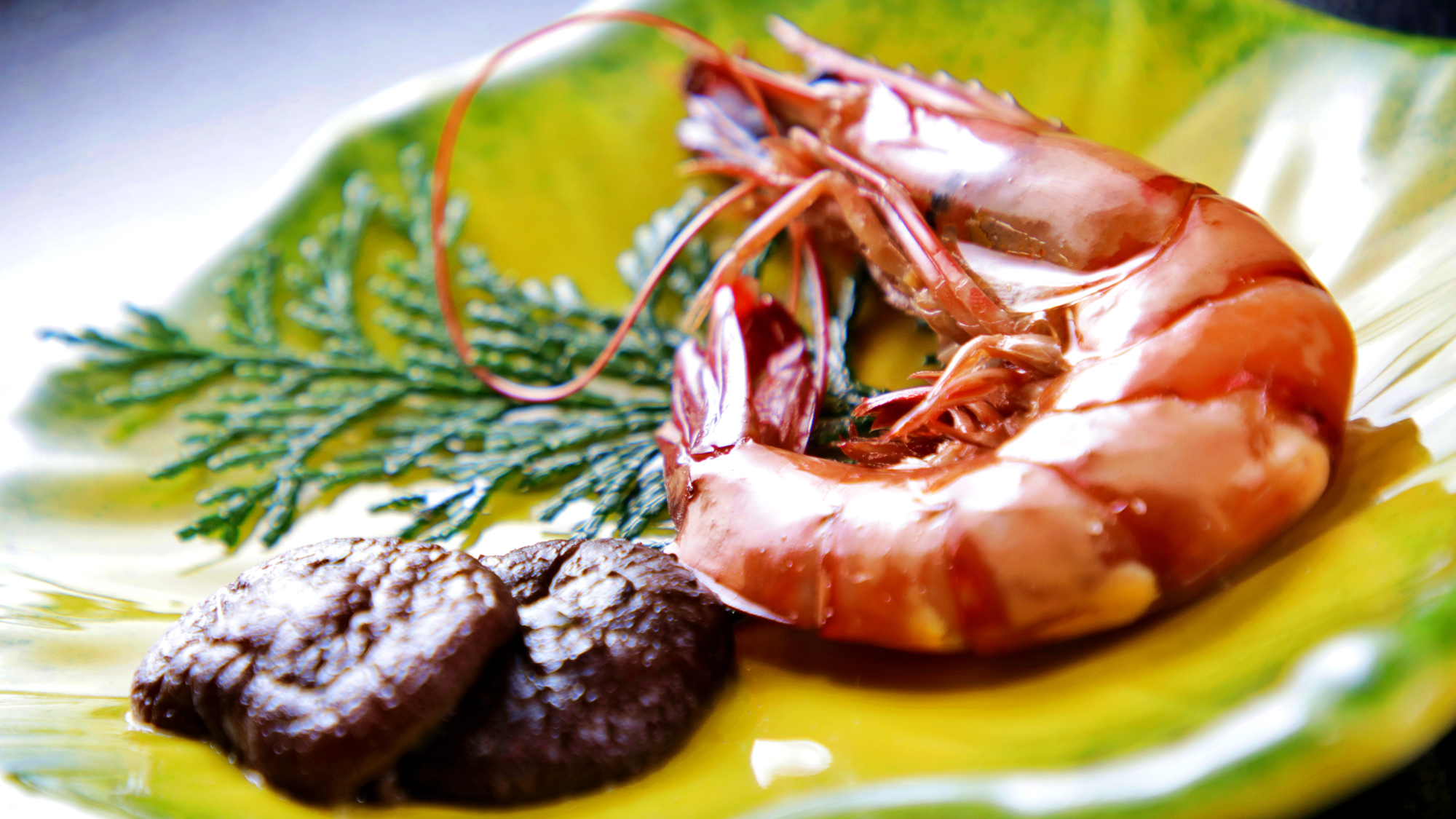 料理一例　焼海老