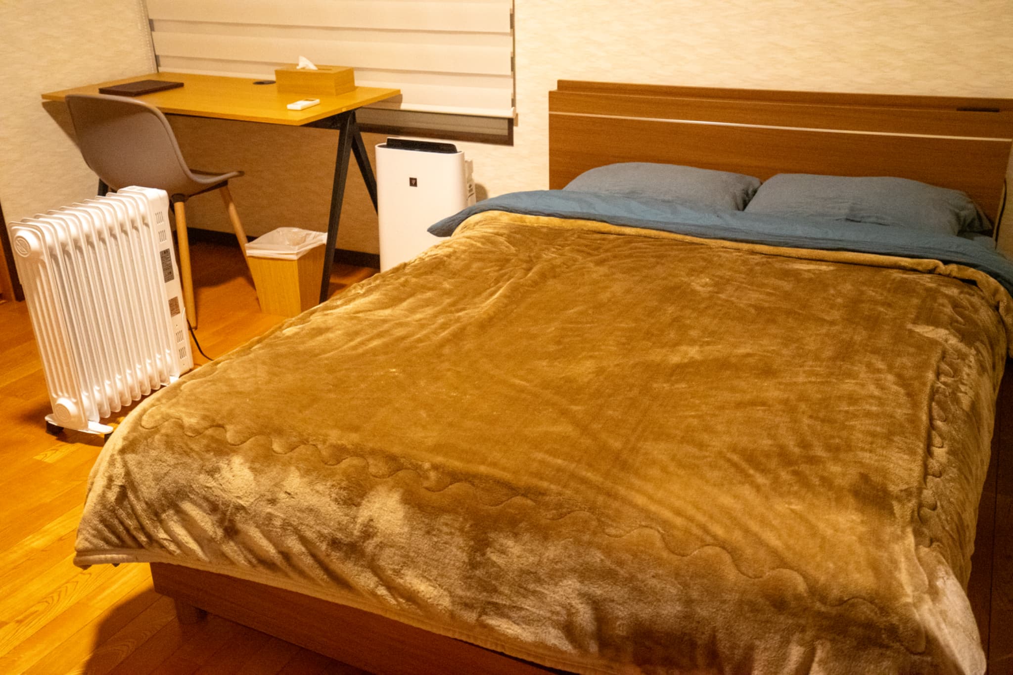 ミライ　ベッドルーム冬