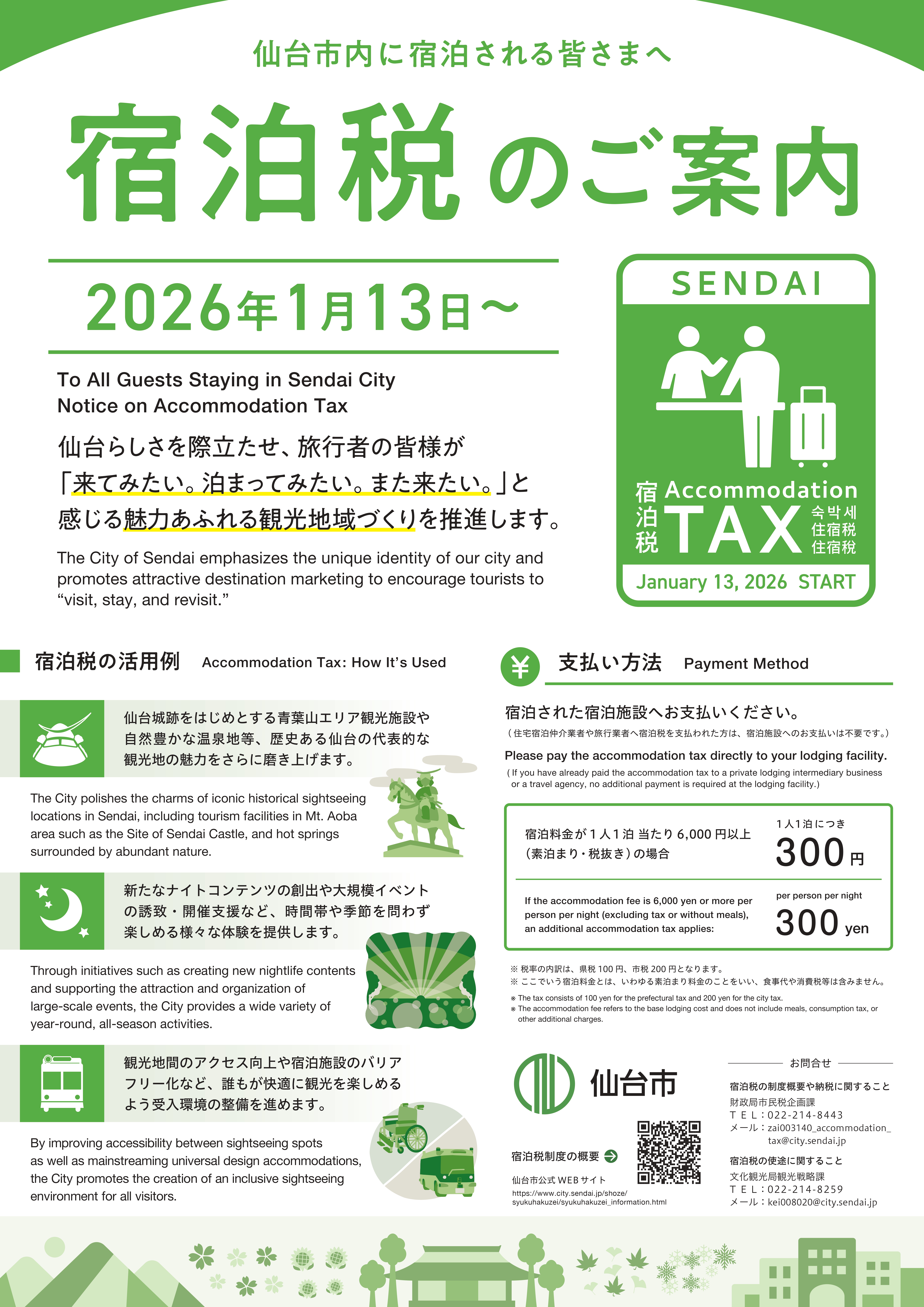 宿泊税のご案内