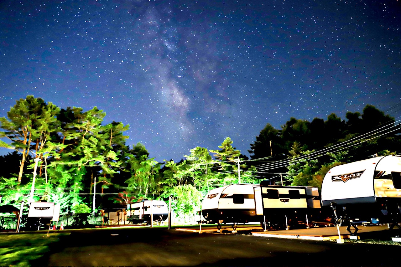 満点の星天と天の川