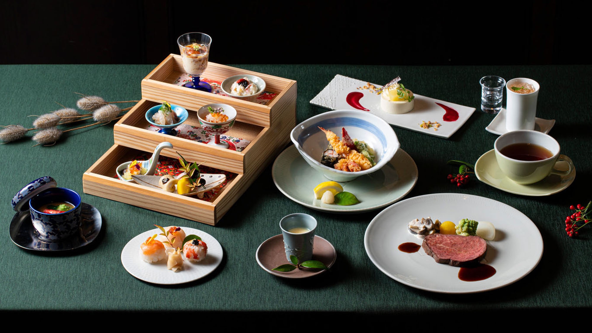 学び舎の記憶を紡ぐ、こだわりのコースを愉しむ大人の食体験 「九食」