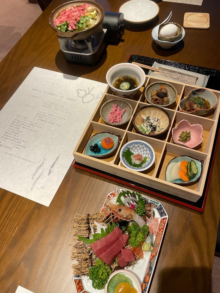 吾妻糸魚川山海会席プラン12品以上