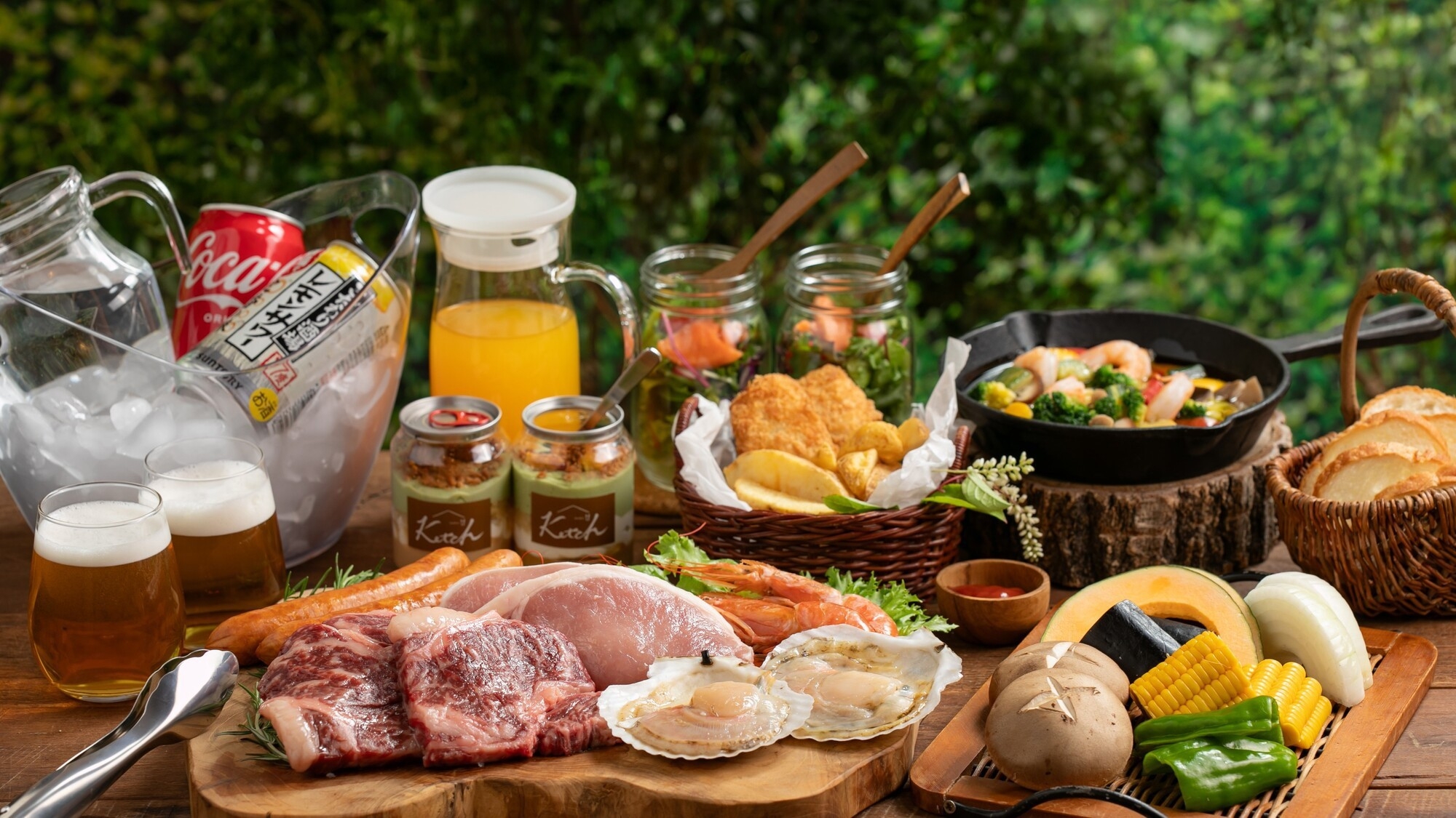 【1周年記念◆25％OFF】豪華特典付★長崎県産牛BBQがサーロイングレードアップ＜2食×ミニバー＞