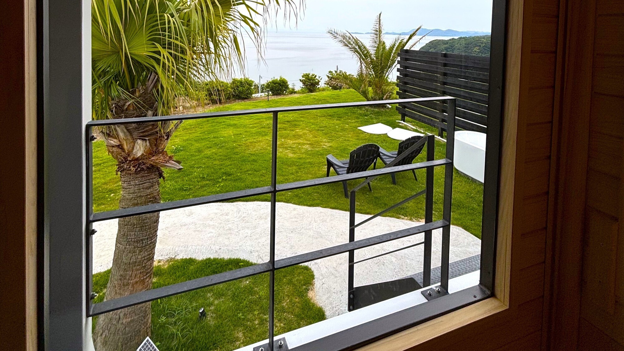 スーペリアラウンドテラスサウナ眺望