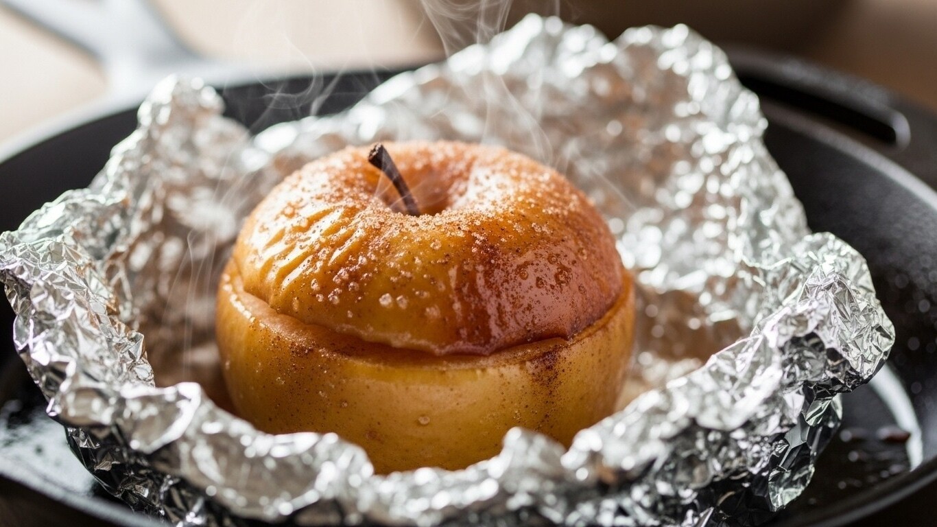 秋を感じる焼きりんごをご堪能いただけます