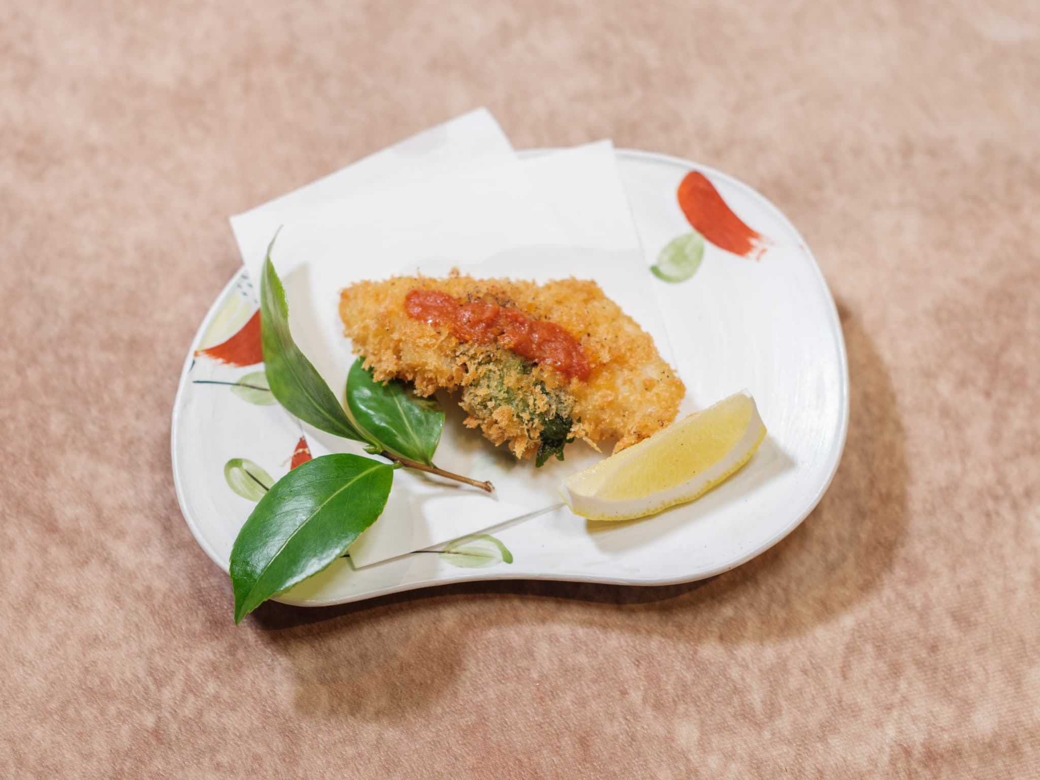 クエの揚物