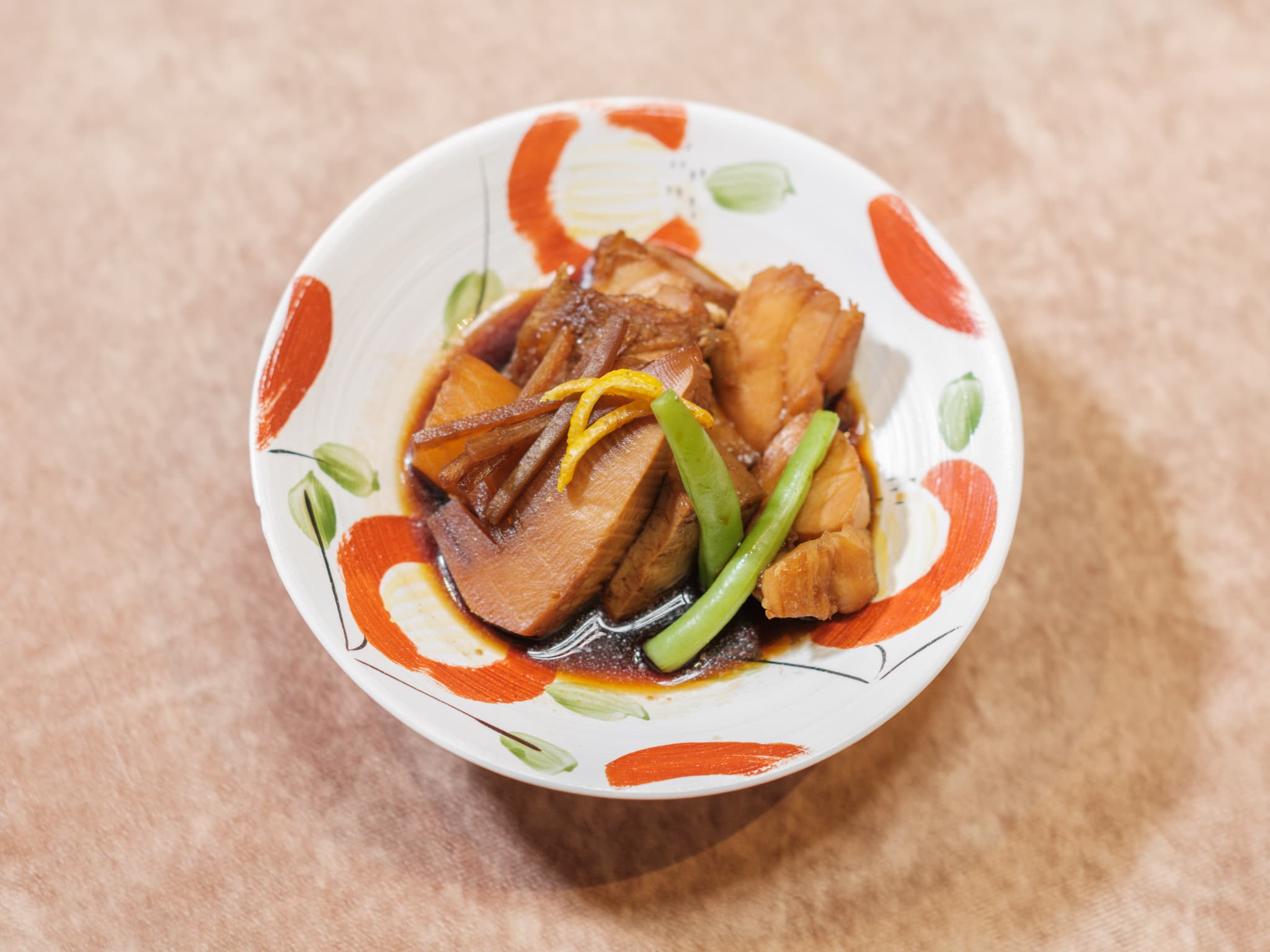 クエの煮付け