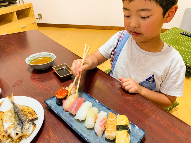 【五島の寿司と干物を味わう夕食】寿司＆干物　満足プラン