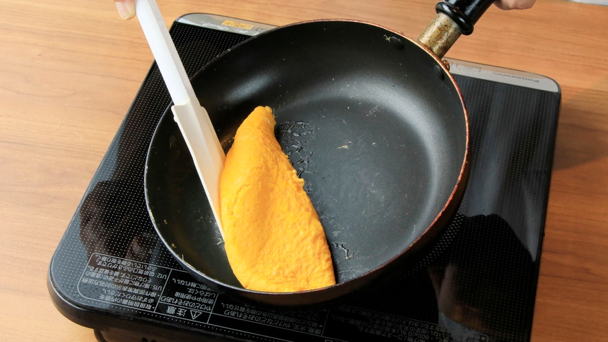 【ご朝食】焼きたてのオムレツをどうぞ（イメージです）