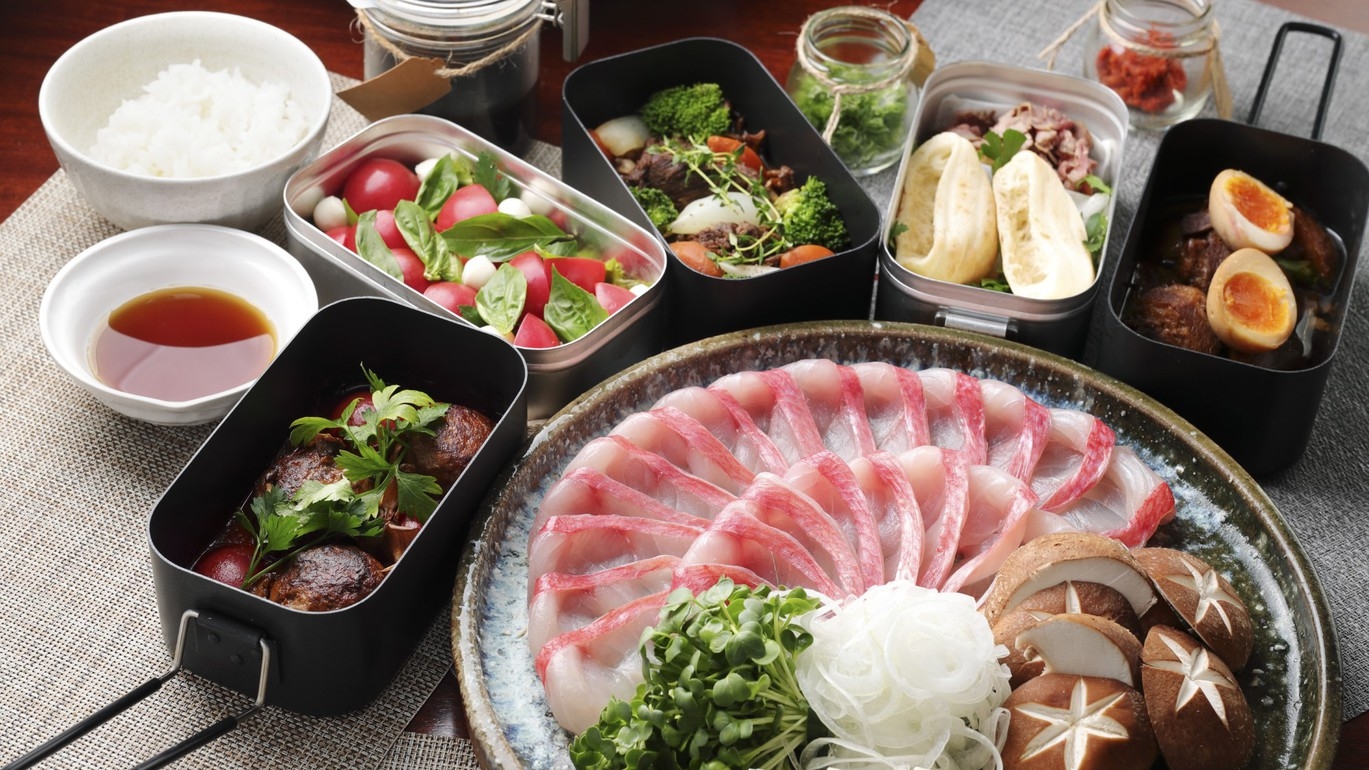 【期間限定10％OFF】特典付き特別ご優待（2食付）／金目鯛しゃぶしゃぶプラン
