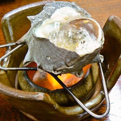 サザエのつぼ焼き（夕食一例）