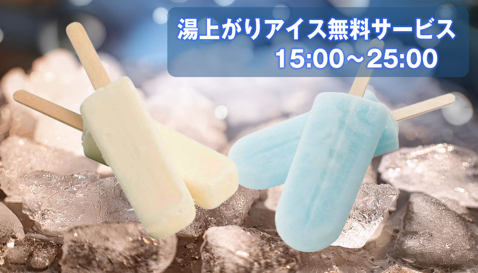 【10％OFF】【開業1週間記念セール】今だけのスペシャルプライス！湯上りアイスサービス＜朝食なし＞
