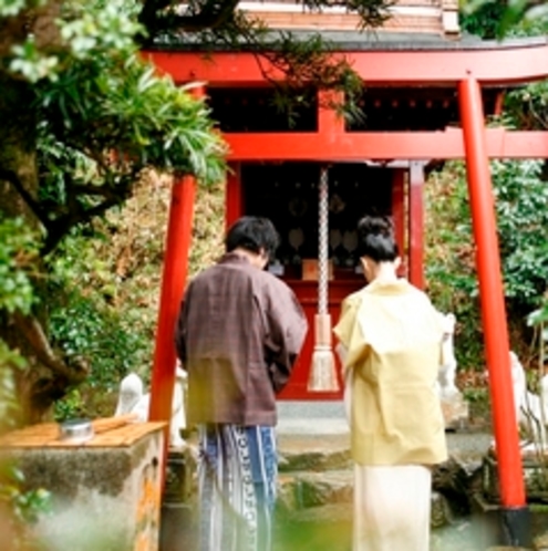 「花まんだら」敷地内☆お稲荷さん男女お参り