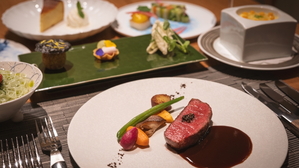 【OPEN1周年】夕朝食付【佐賀牛＆地魚と地元野菜を堪能するフルコース】
