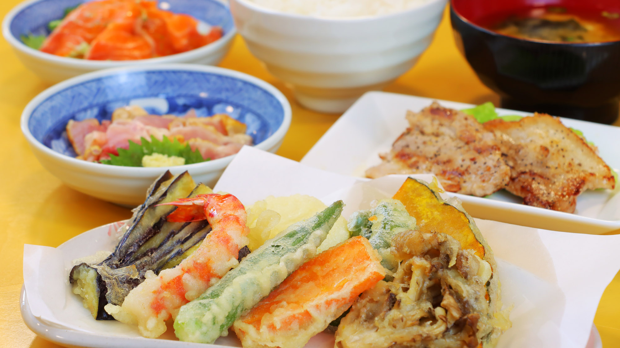 季節野菜の天ぷら