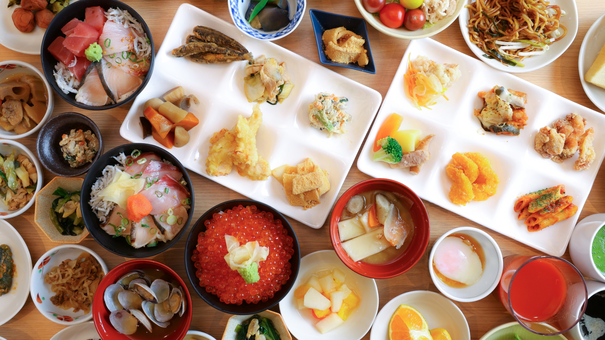 【朝食バイキング】季節と仕入れにより内容は変わります。※イメージ