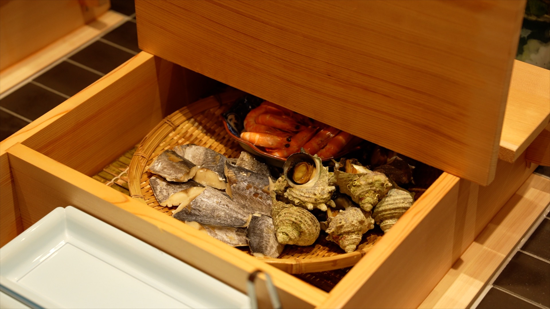 【夕食バイキング】かぼす湯けむり蒸し　※イメージ