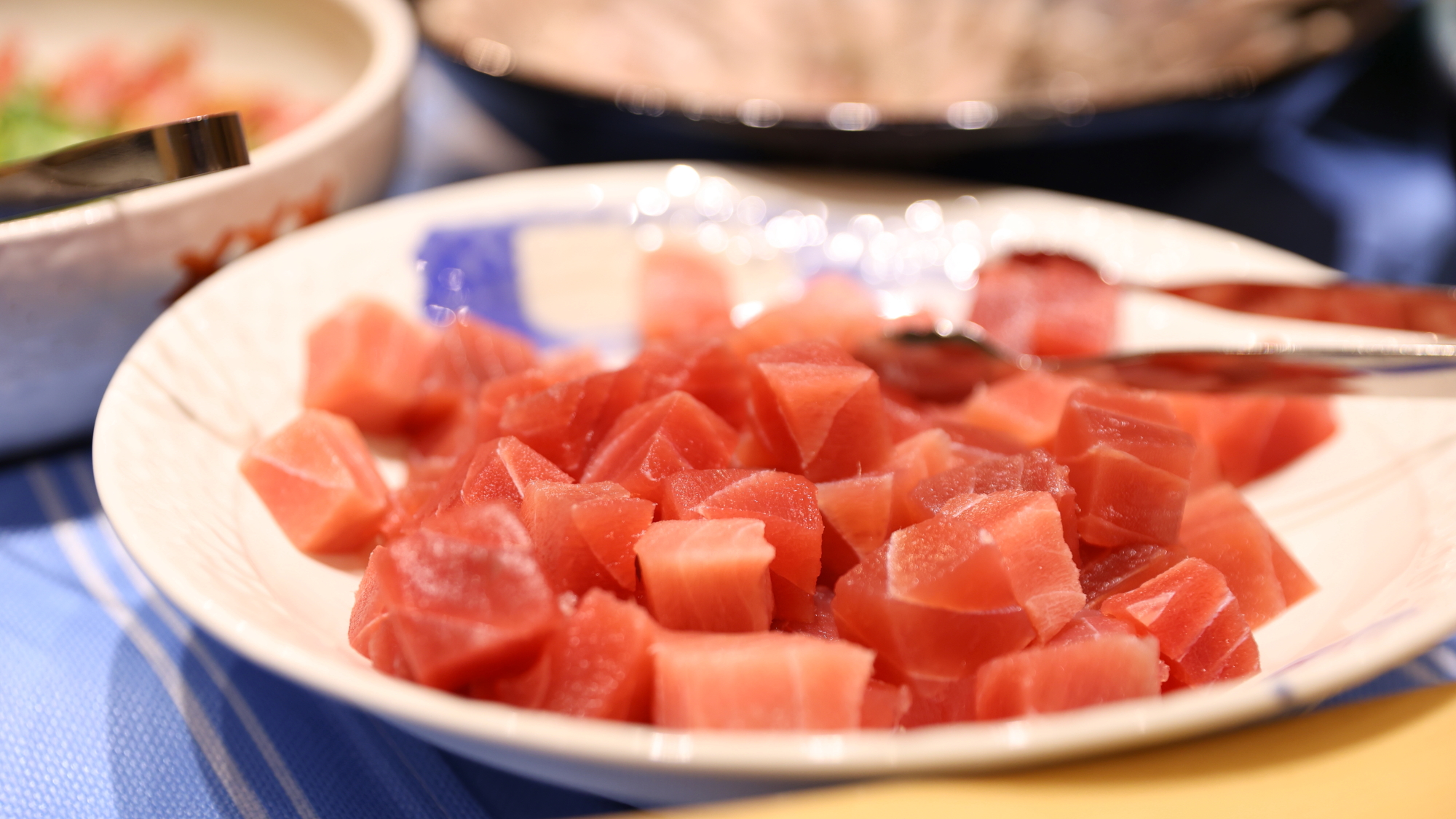 【朝食バイキング】海鮮丼　※季節と仕入れにより内容は変わります。