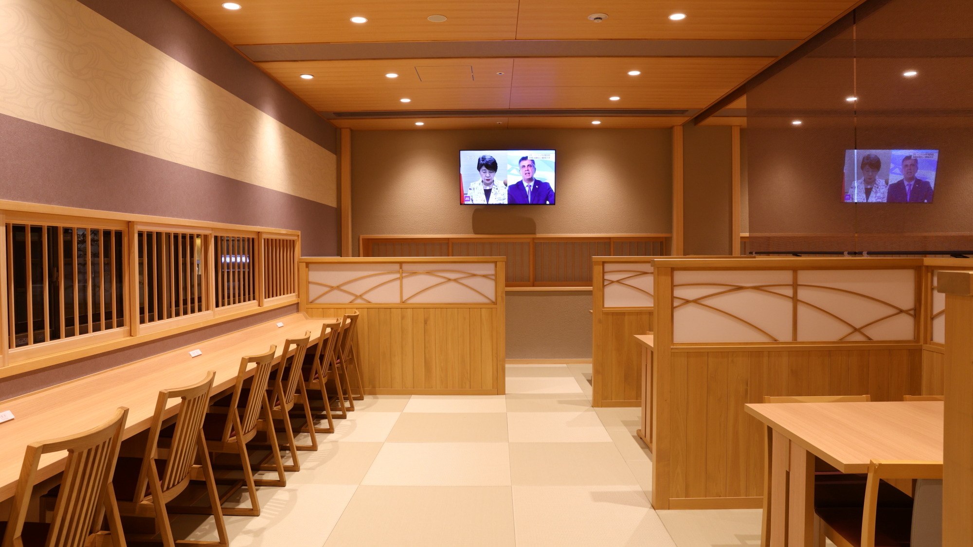 ◆１Fレストラン「季の庭」　広々118席ございます♪