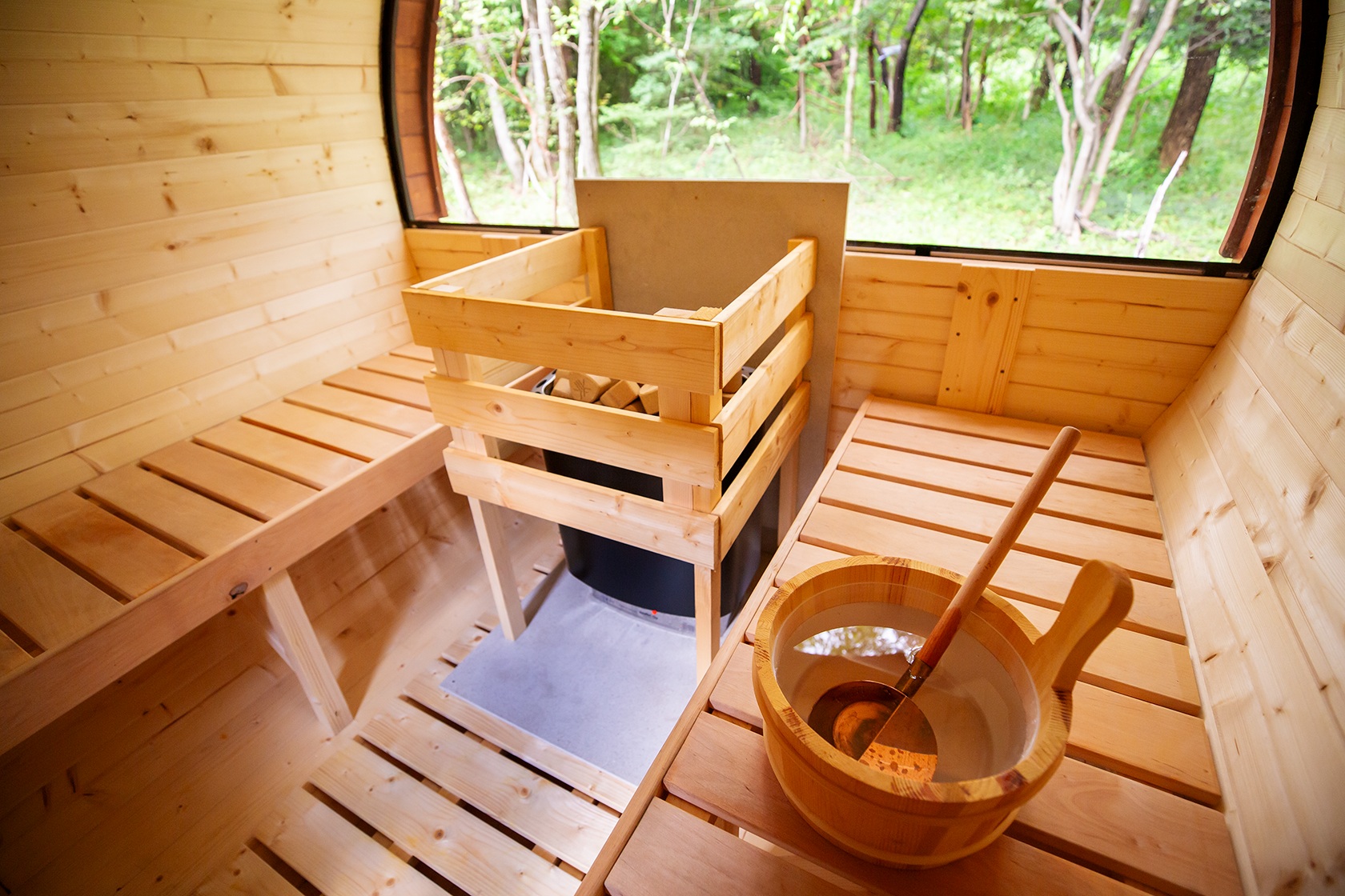 【バレルサウナ】滞在中何度でもご利用いただけます。