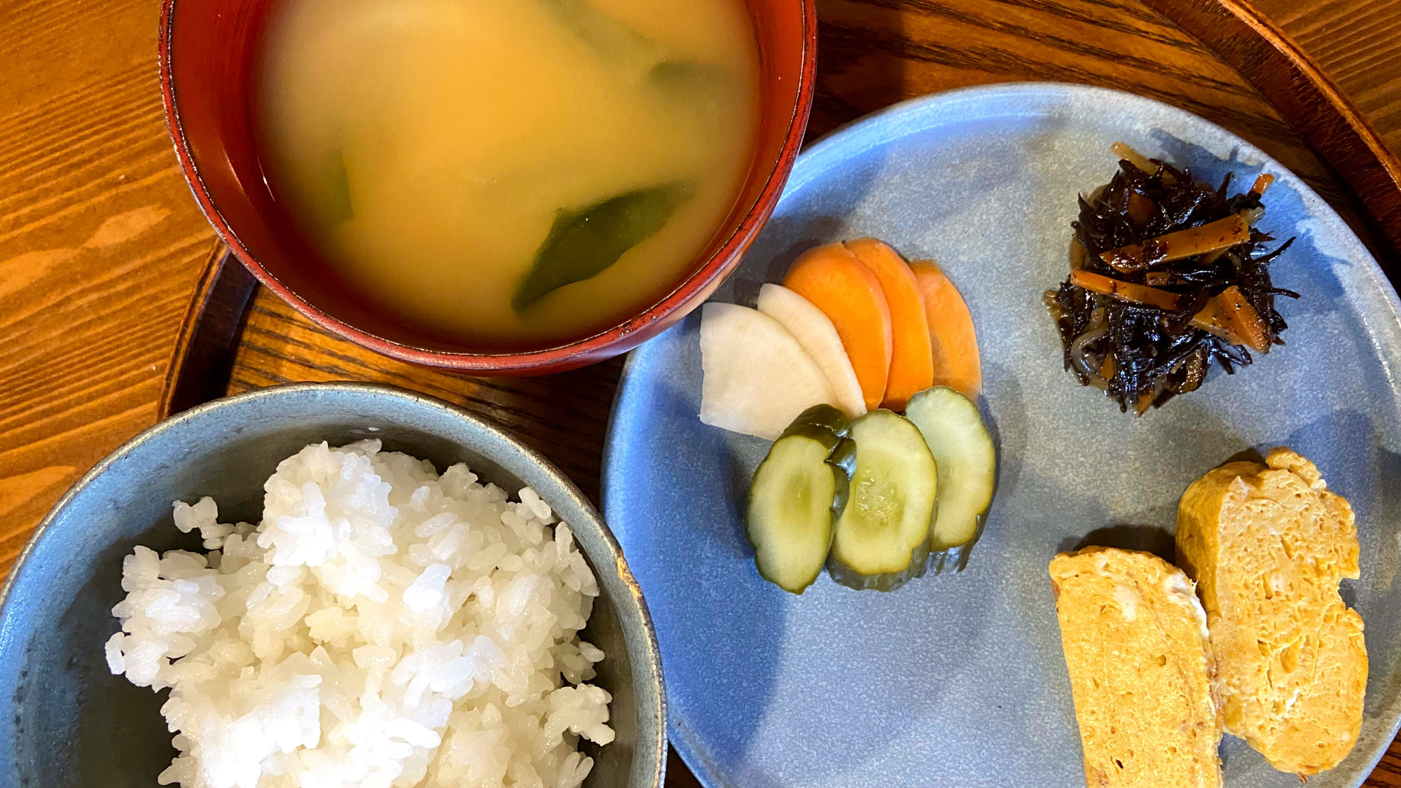 一汁三菜　朝食