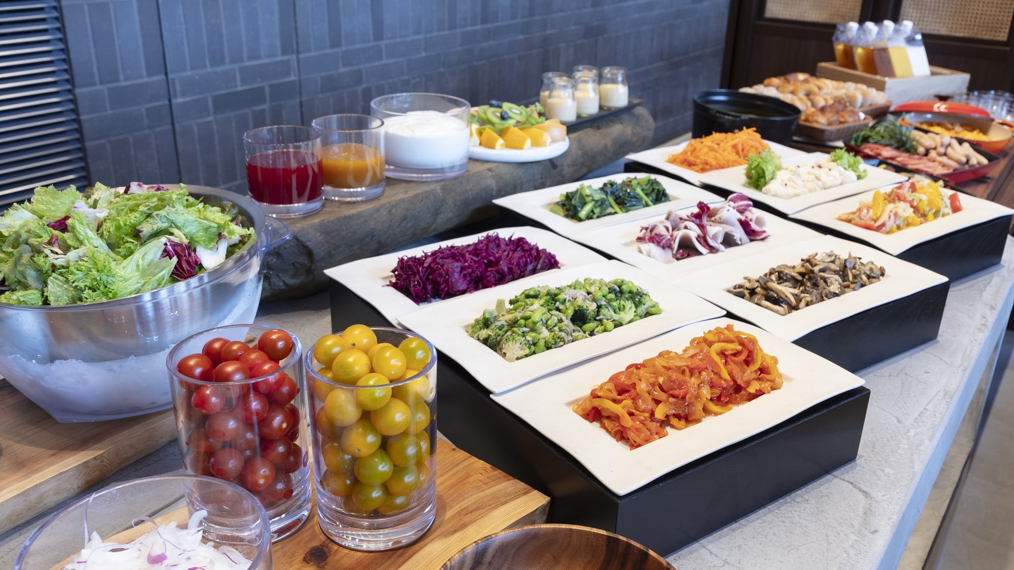 【さき楽60・朝食付】60日前までのご予約がお得！ワンボウルモーニングをお作りいただける菜園ブッフェ