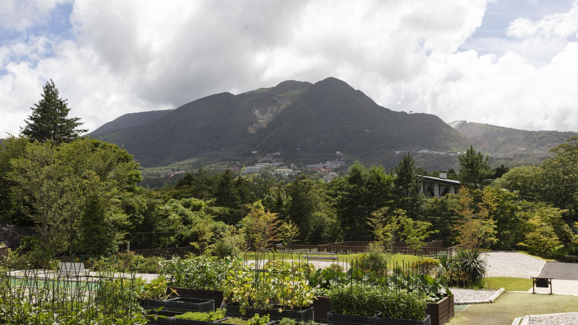 【フォレストテラス】早雲山、強羅方面の眺め