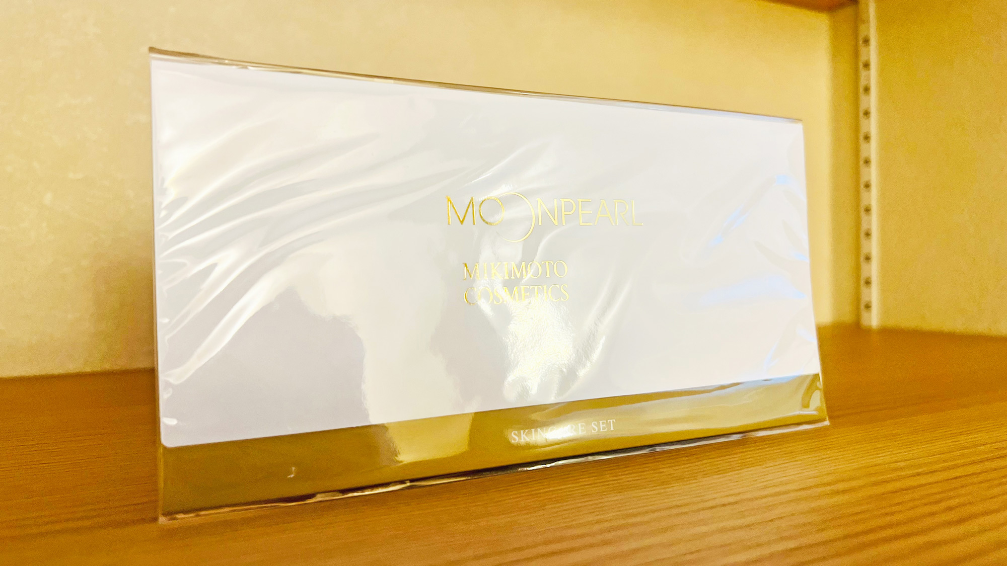 【アメニティ】「ムーンパール」は真珠成分が含まれたMIKIMOTOの化粧水です