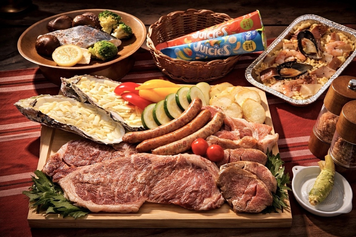 【2食付き】大満足！伊豆牛＆牛タン食べ応えBBQプラン