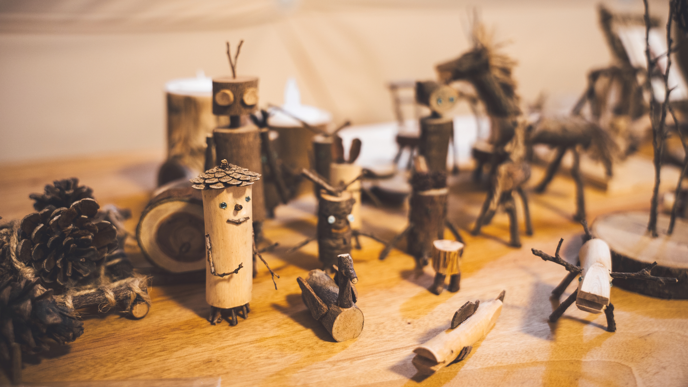 お土産にもピッタリの木工雑貨