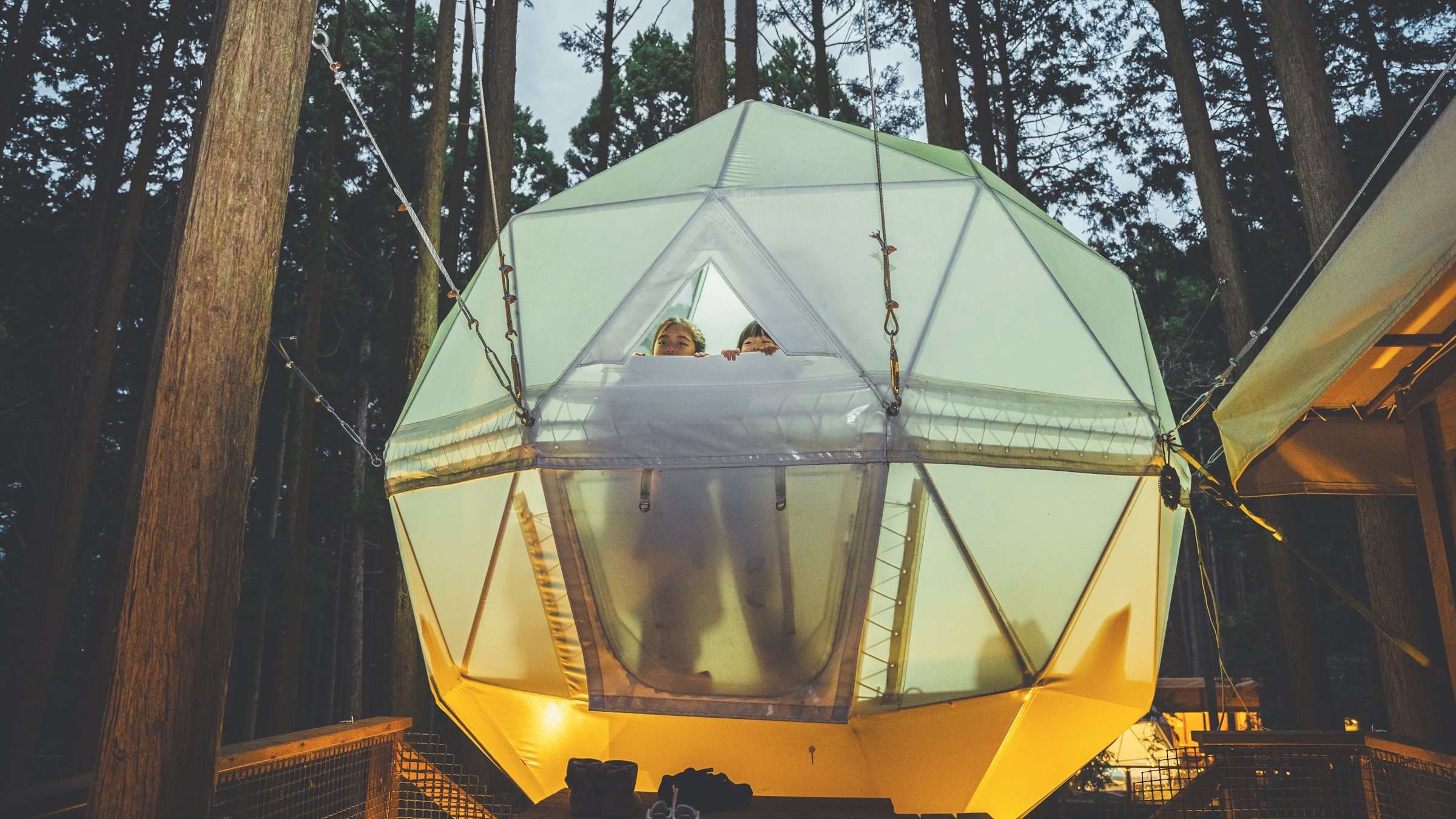 【球体テント】Moon　外観