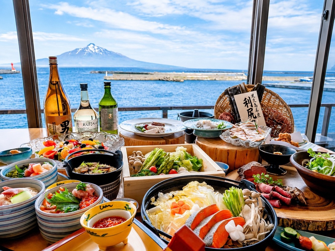 【2食付】大自然が育む、食と癒しのリトリート旅 　フリードリンク付　＜礼文島＞