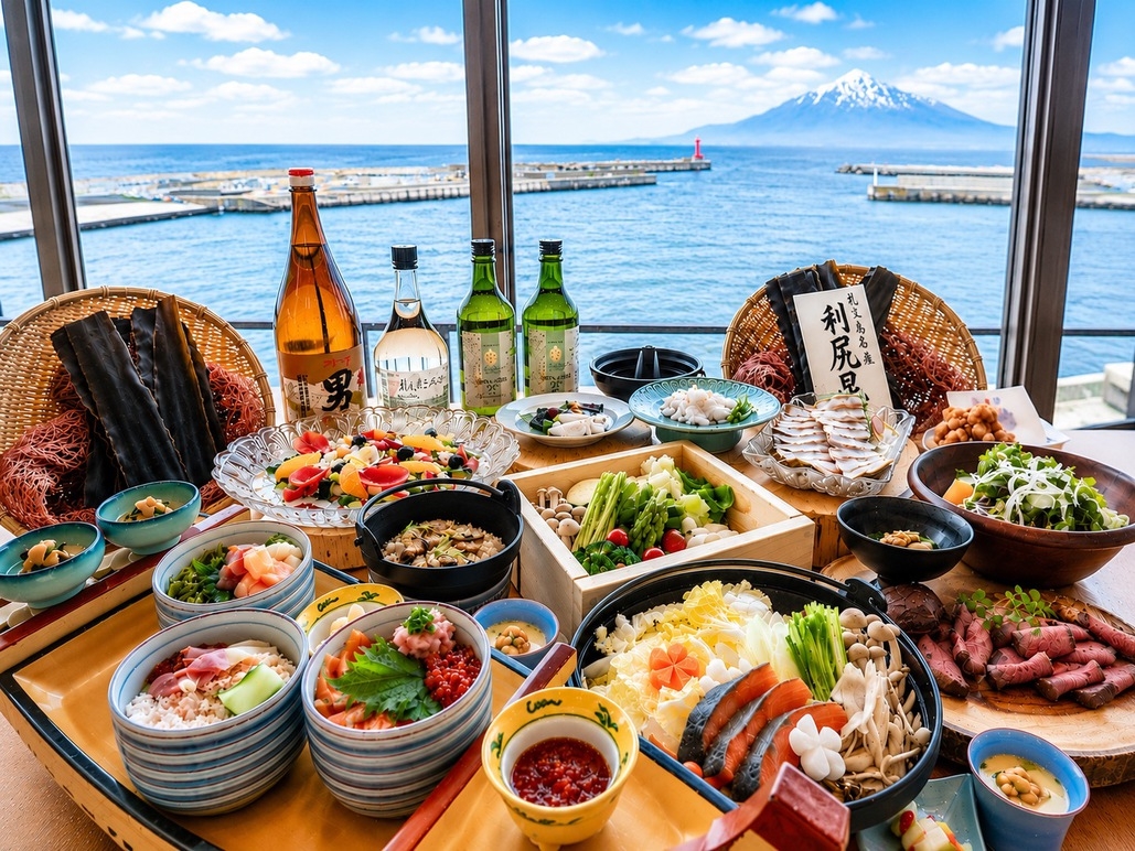 【楽天トラベルサマーSALE】食と癒しのリトリート旅 　フリードリンク付1泊2食　＜礼文島＞