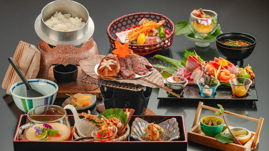 【早期予約60日前】10％オフ！グレードアップ｜料理長おすすめ夕食膳と彩り豊かな朝食【夕朝食付】