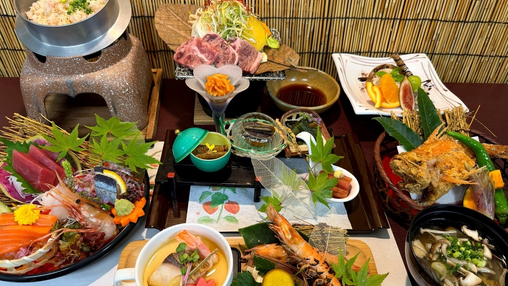 【10％OFF】【楽天スーパーSALE】【グレードアップ】夕朝食付｜料理長おすすめ夕食膳
