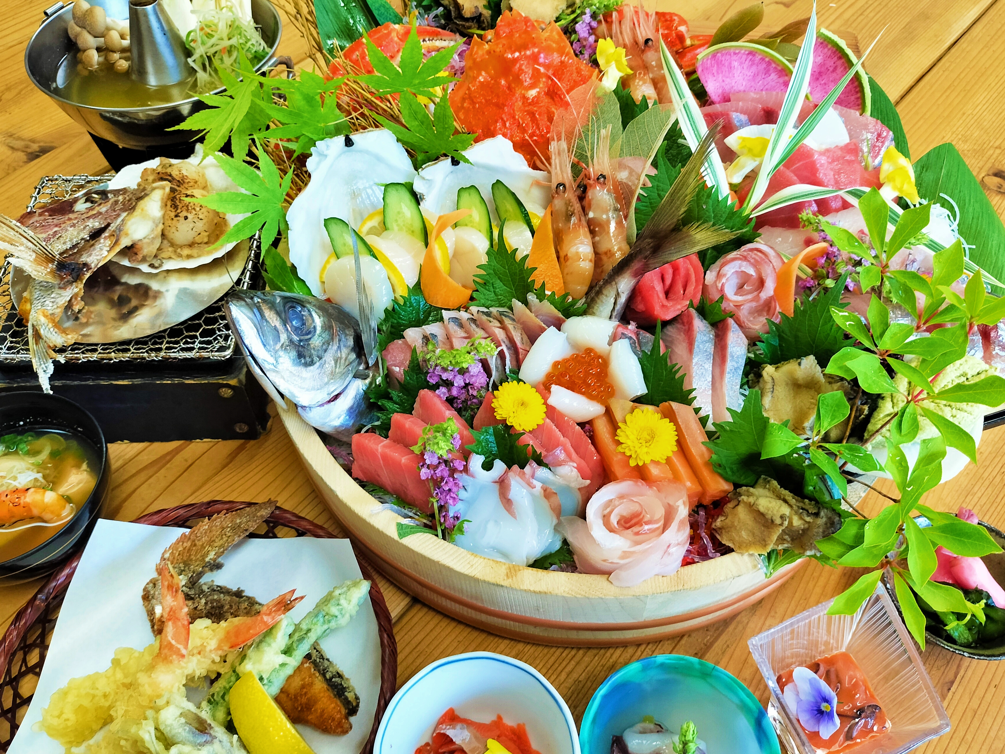 夏の海鮮尽くしプラン