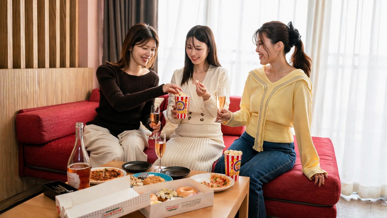 日帰り女子会プラン(スパークリングワイン付き)　12:00-15:00