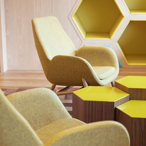 【レディースフロア】専用ラウンジ