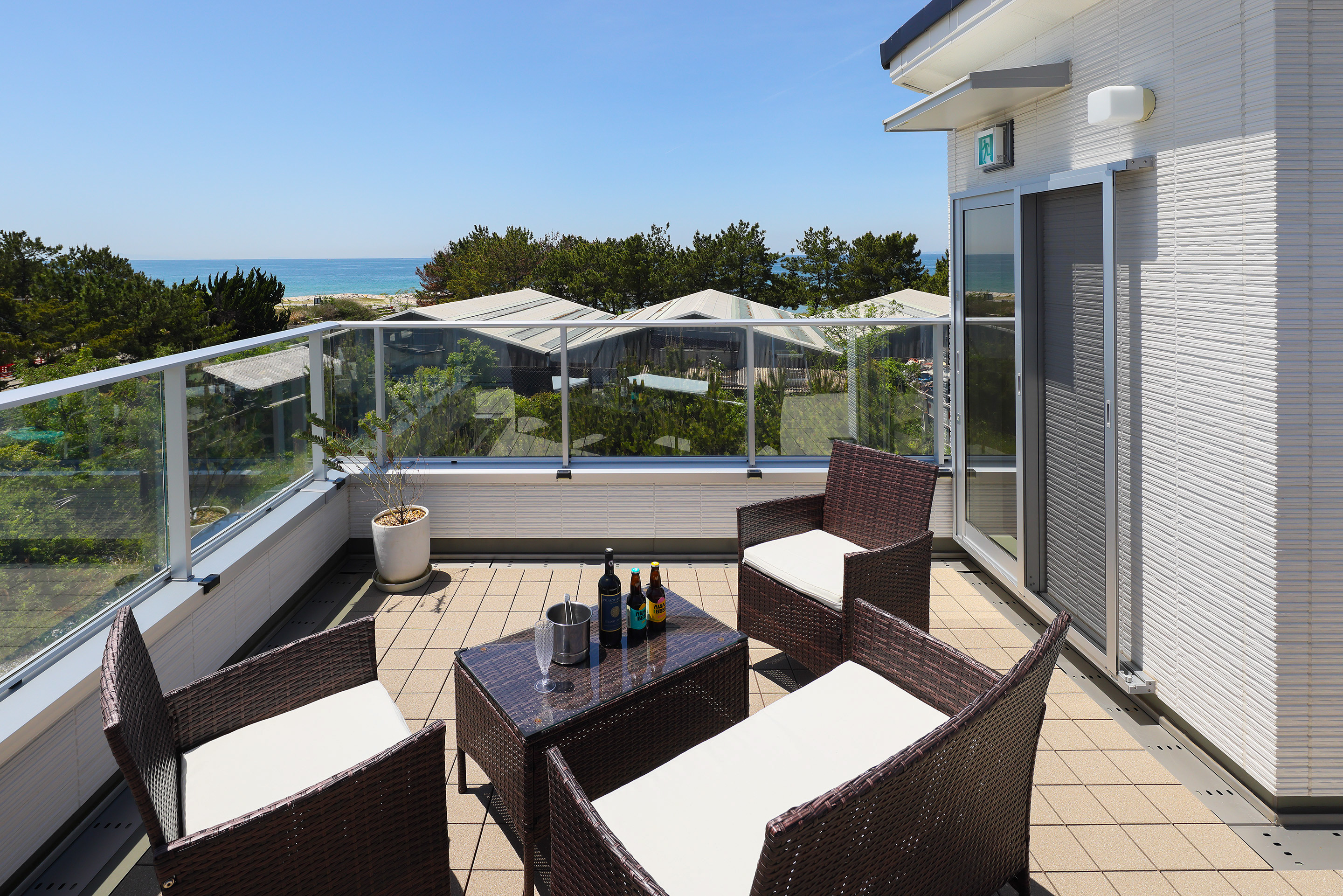 レジデンス棟-SUNSET-3Fオーシャンビューテラスからの眺め