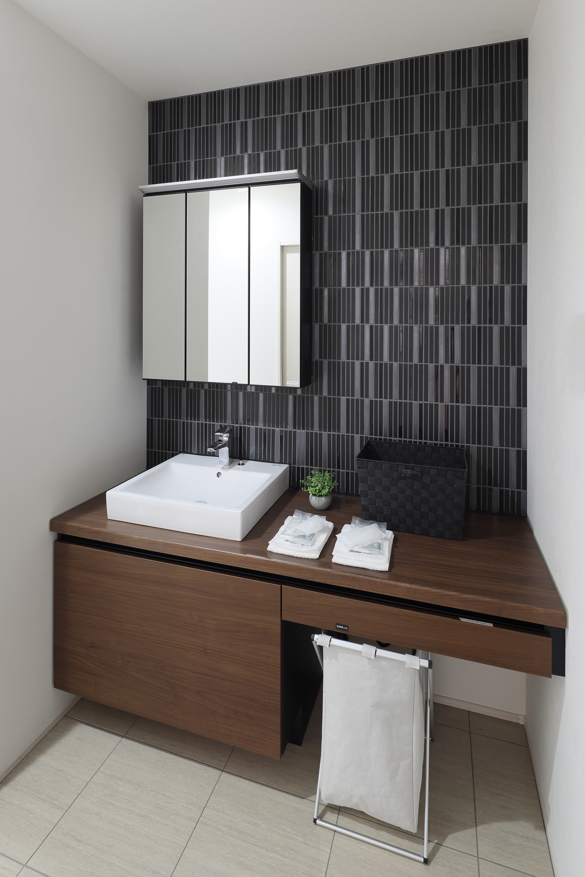 レジデンス棟-SUNSET-1Fの洗面スペース