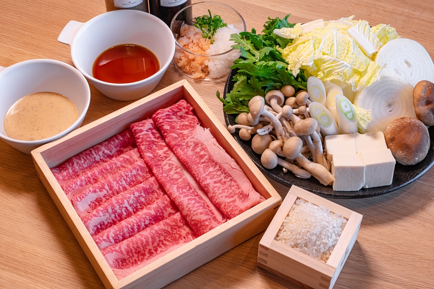冬限定2食付【淡路牛しゃぶしゃぶと島野菜の鍋プラン】