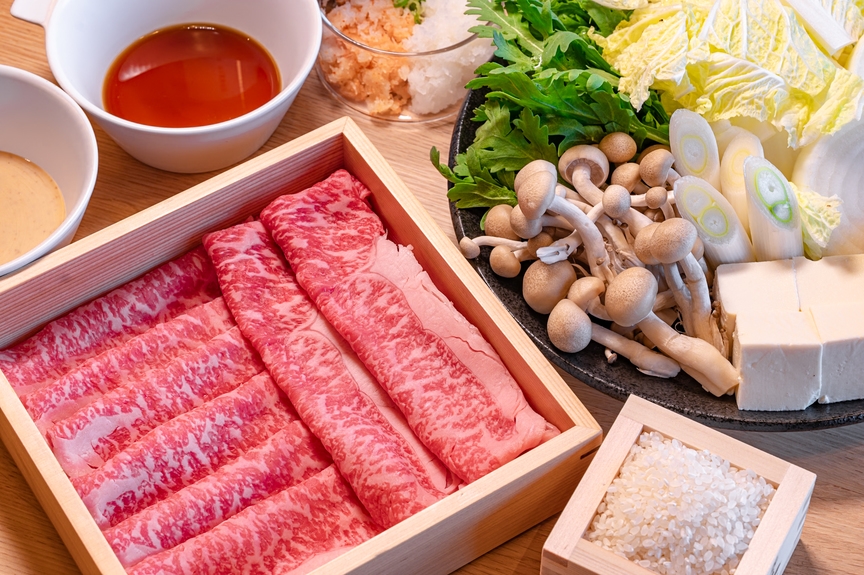 冬限定2食付【淡路牛しゃぶしゃぶと島野菜の鍋プラン】