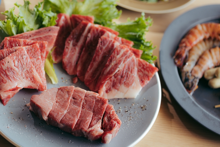 【BBQ】お肉 (フィレ、ロース)