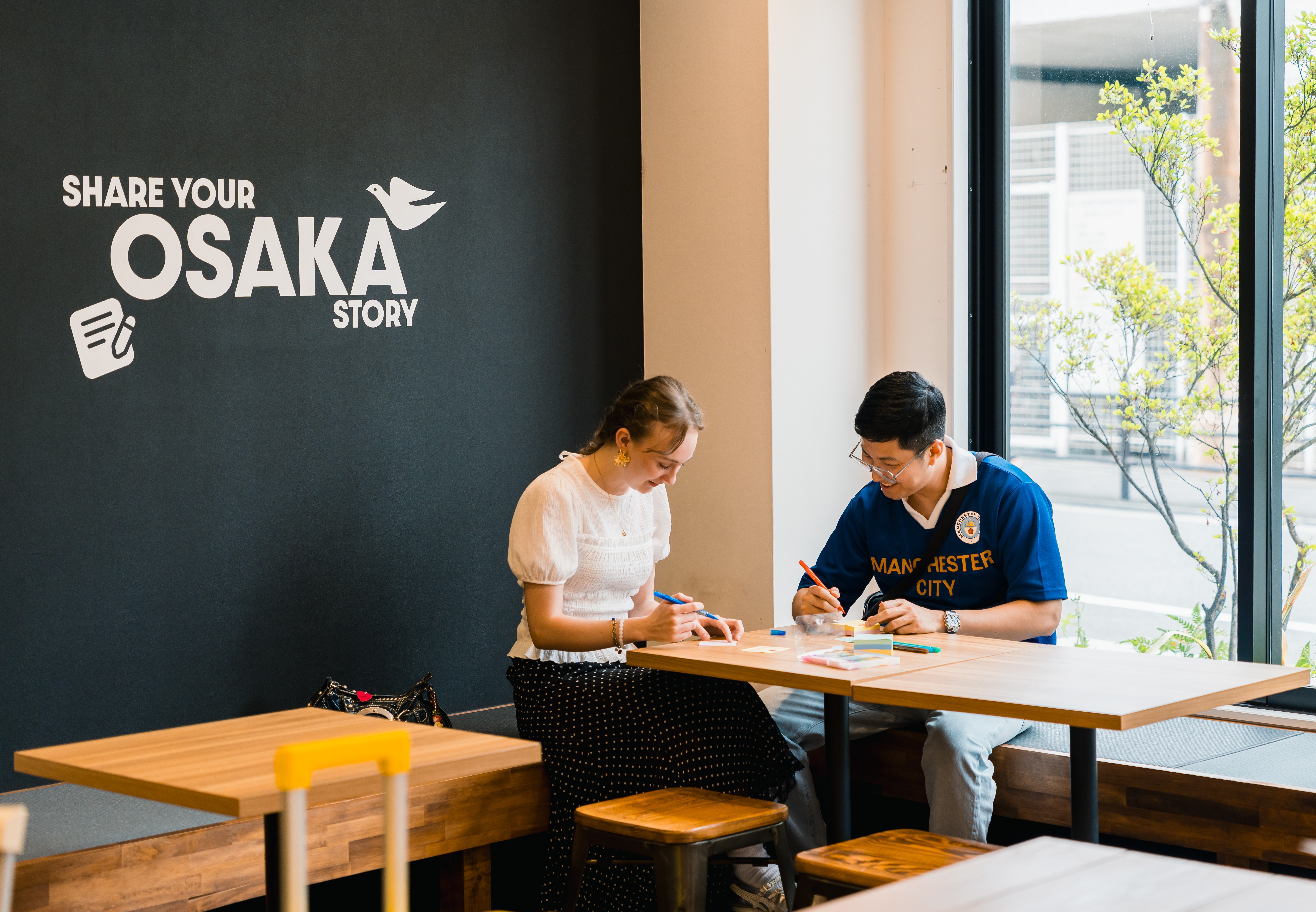 あなたの旅の思い出を付箋に書いて、壁にシェアしてみませんか？あなたの旅の足跡が、誰かの次の旅先になるかも
