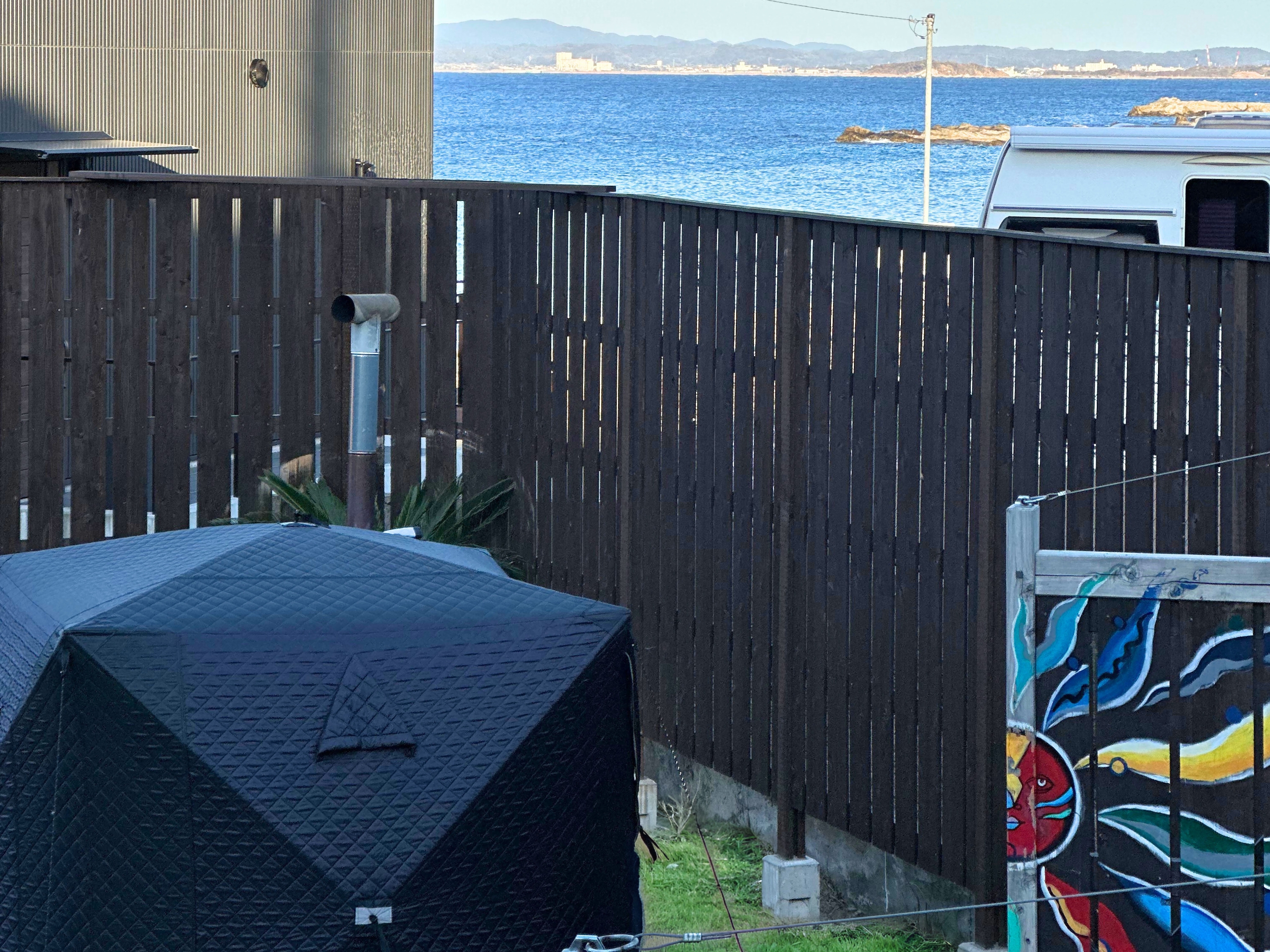 海の目の前で、サウナにBBQを楽しむ。