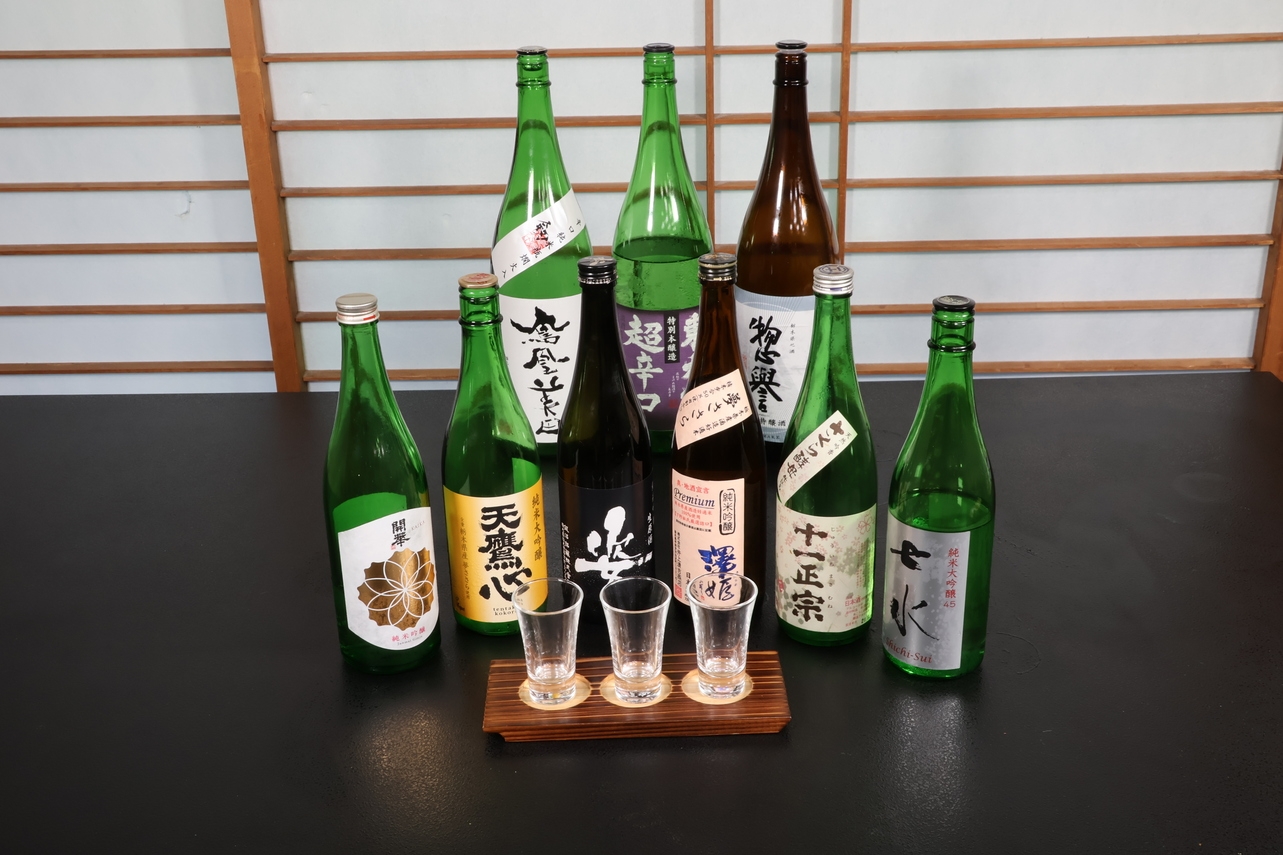 【お酒好きにおすすめ！】栃木の地酒を飲み比べ♪利き酒3種セット付き〈2食付〉